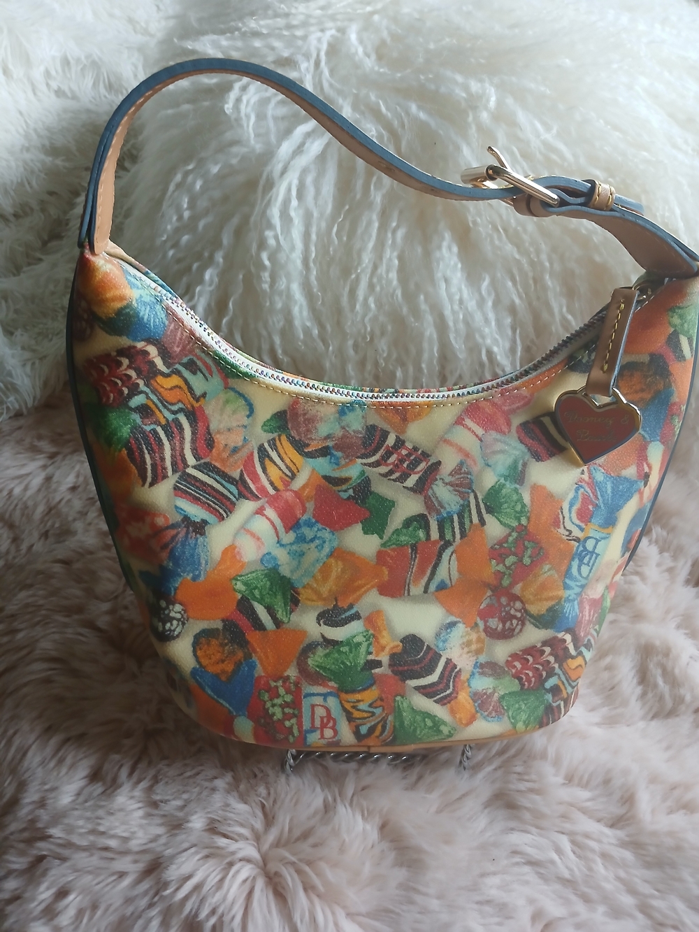 Dooney & Bourke Multicolor Candy Print Shoulder Bag